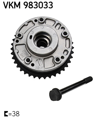 SKF SKFVKM983033 Vezérlés módosító lánckerék-bordáskerék